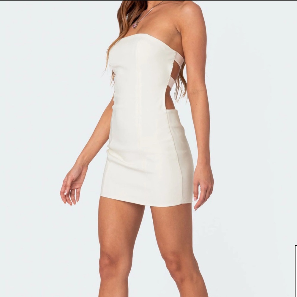 Edikted Deva Belted Back Mini Dress